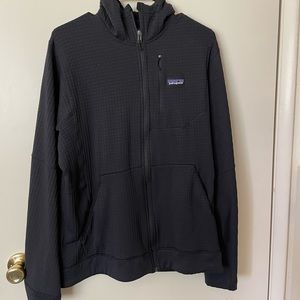 Black Patagonia Zip up Sweater size Large